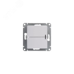 Выключатель GLOSSA GSL000153 2кл с подсв., белый
