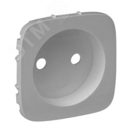 Legrand Valena-A 754977 накл.розетки 2к алюминий