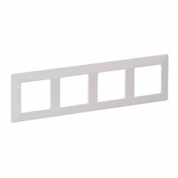 Legrand Valena-L 754004 рамка 4-поста белая