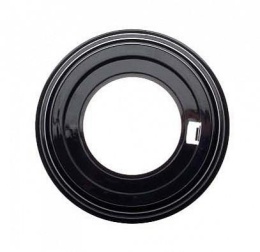 Рамка BIRONI BF1-610-23 1пост для откр. проводки Пластик черный (ретро)