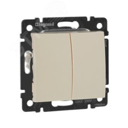 Legrand Valena 774308 переключатель 2кл на 2направл.мех. сл.кость 