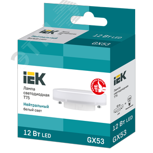 Лампа IEK LED12 12W 220V GX53 4000K