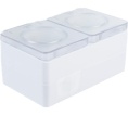 Розетка AtlasDesign PROFI54 ATN540126 2-ая с/з белый