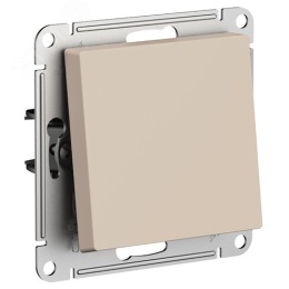 Выключатель AtlasDesign ATN001211 1кл, песочный, механизм