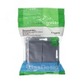 Выключатель AtlasDesign ATN000753 2кл с подсв., грифель, механизм