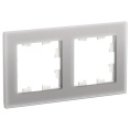 Рамка AtlasDesign ATN320302 2-ая Стекло алюминий