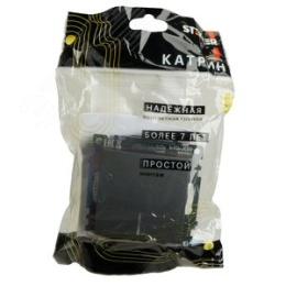 Выключатель STEKKER GLS10-7101-06 1кл с подс. графит, (механизм) серия КАТРИН