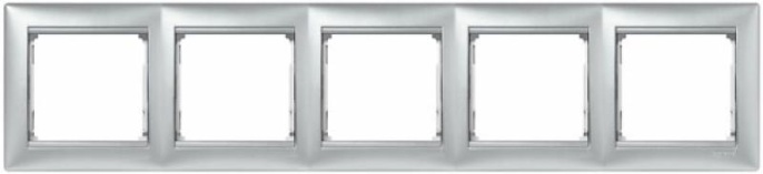 Legrand Valena 770155 Рамка 5П алюминий 