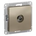 Розетка AtlasDesign ATN000593 TV, шампань, механизм