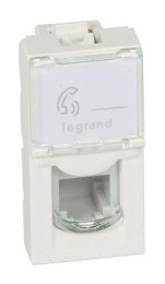 Розетка Legrand Mosaic 78730 RJ11 1модуль белая