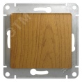 Переключатель GLOSSA GSL000561 1кл, механизм, дуб