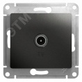 Розетка GLOSSA GSL000793 TV антрацит
