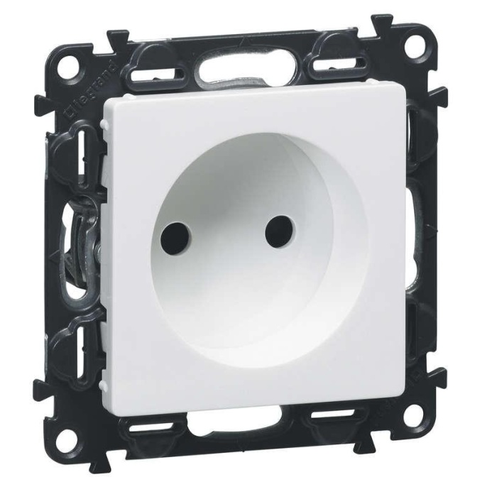 Legrand Valena-L 754970 накладка розетки 2к белая