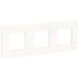 Рамка UNICA STUDIO NU200618 3поста белый