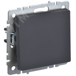 Выключатель IEK BRITE 1кл графит