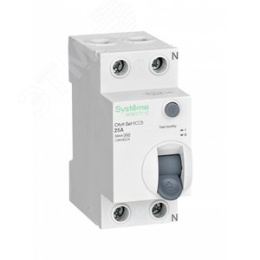 УЗО SE CITY9 25А 2P 30мА тип AC 