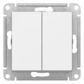 Выключатель AtlasDesign ATN000117 с самовозвратом 2кл, белый, механизм