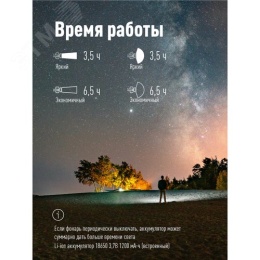 Фонарь КОСМОС KOC502Lit налобный сенсорный 3W