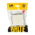 Выключатель IEK BRITE 1кл бежевый