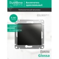 Выключатель GLOSSA GSL000711 1кл, механизм, антрацит