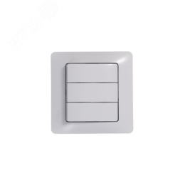 Выключатель GLOSSA GSL000131 3кл, белый