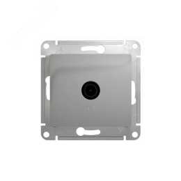 Розетка GLOSSA GSL000391 TV алюм.