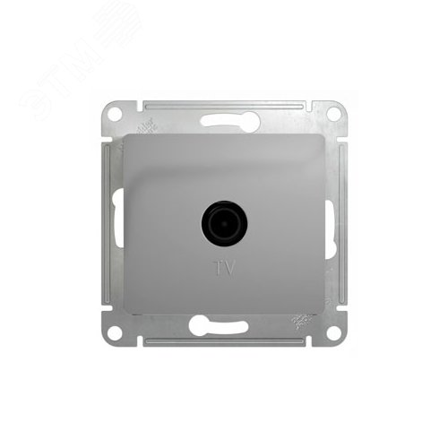 Розетка GLOSSA GSL000391 TV алюм.