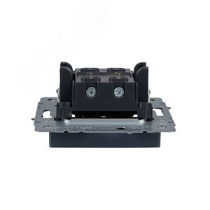 Переключатель IEK BRITE 1кл перекрестный маренго
