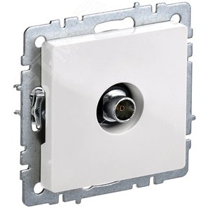 Розетка IEK BRITE TV белый