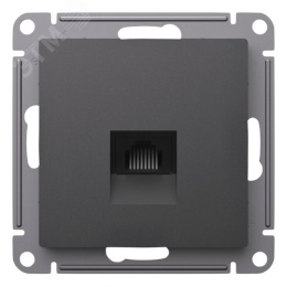 Розетка AtlasDesign ATN001483 RJ45 базальт, механизм