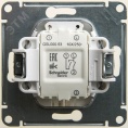 Выключатель GLOSSA GSL000653 2кл с подс, механизм, перламутр