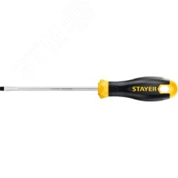 Отвертка STAYER "STANDART"2509-03-10 с двухкомпон. рукояткой 3,2*100мм SL