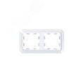Рамка AtlasDesign ATN100102 2-ая ANTIQUE белый