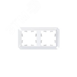 Рамка AtlasDesign ATN100102 2-ая ANTIQUE белый