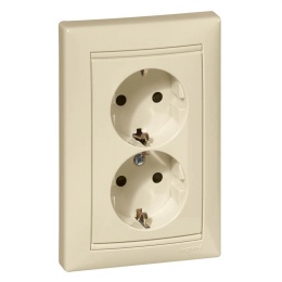 Legrand Valena 774370 Розетка 2.ст. мех. сл.кость 