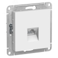 Розетка AtlasDesign ATN000183 RG45, белый, механизм