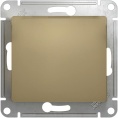Переключатель GLOSSA GSL000471 1кл, перекрестный, титан