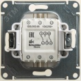 Переключатель GLOSSA GSL000665 2кл, механизм, перламутр