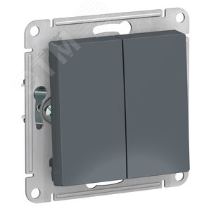 Выключатель AtlasDesign ATN000751 2кл, грифель, механизм