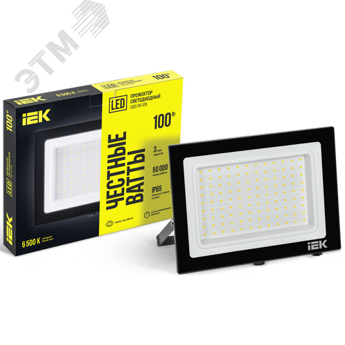 Прожектор IEK СДО06-100 100W 6500k 