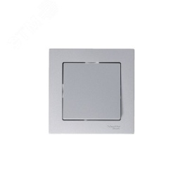 Выключатель AtlasDesign ATN000311 1кл, алюминий, механизм