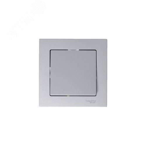 Выключатель AtlasDesign ATN000311 1кл, алюминий, механизм