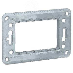 Суппорт UNICA MORULAR NU7103 zamak 3модуля
