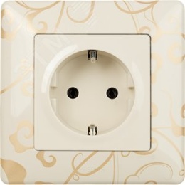 Legrand Valena-L 754111 рамка 1-пост Ампир бежевый