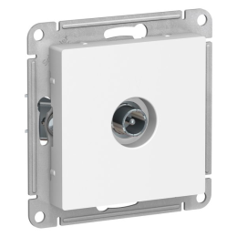 Розетка AtlasDesign ATN000191 TV, белый, механизм