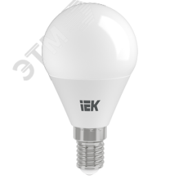 Лампа IEK LED3 3W E14 4000K шар 