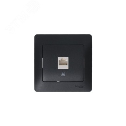 Рамка GLOSSA GSL000701 1пост антрацит