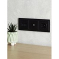 Рамка IEK BRITE 3 поста черный