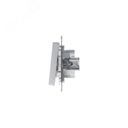 Выключатель AtlasDesign ATN000311 1кл, алюминий, механизм