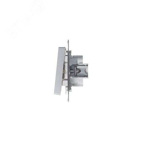 Выключатель AtlasDesign ATN000311 1кл, алюминий, механизм
